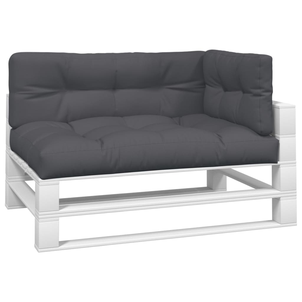 Pallet Cushions 3 pcs Anthracite Fabric