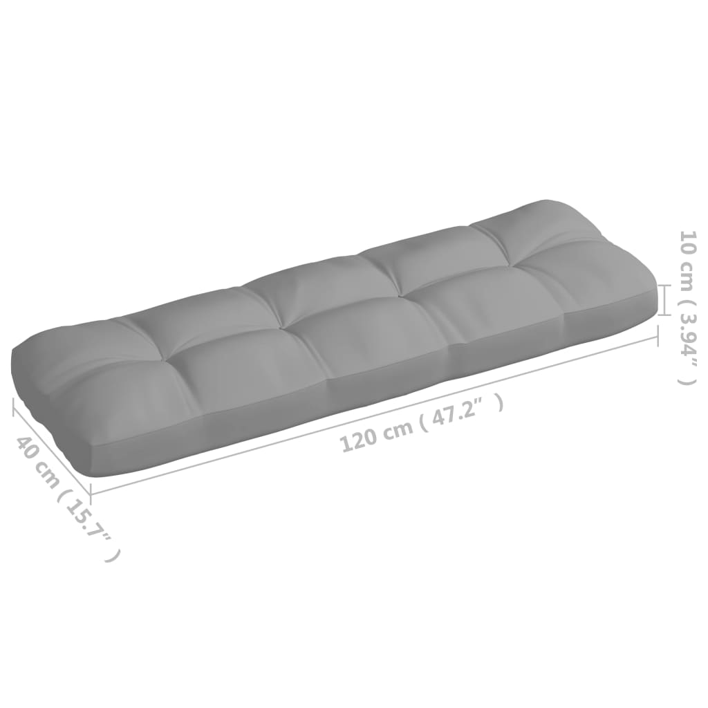 Pallet Sofa Cushions 7 pcs Grey
