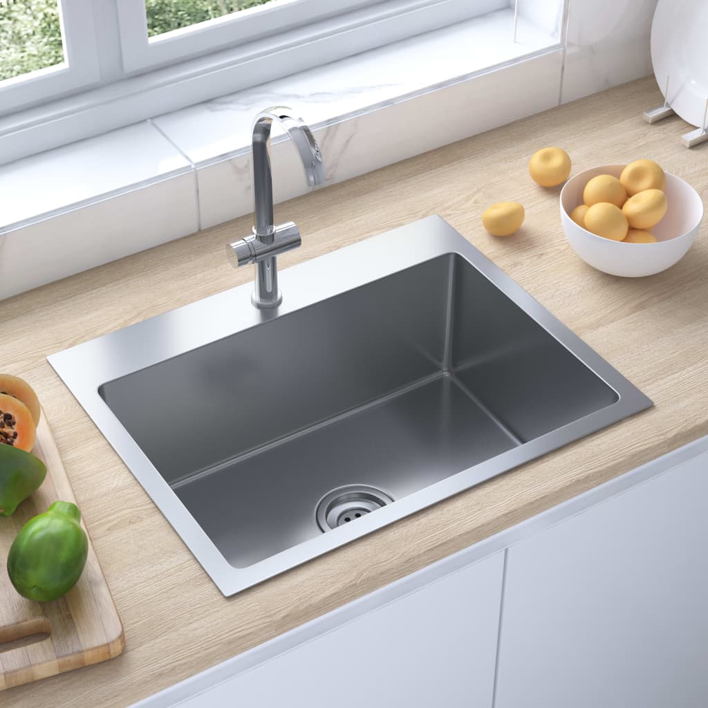 148762 Handmade Kitchen Sink Stainless Steel