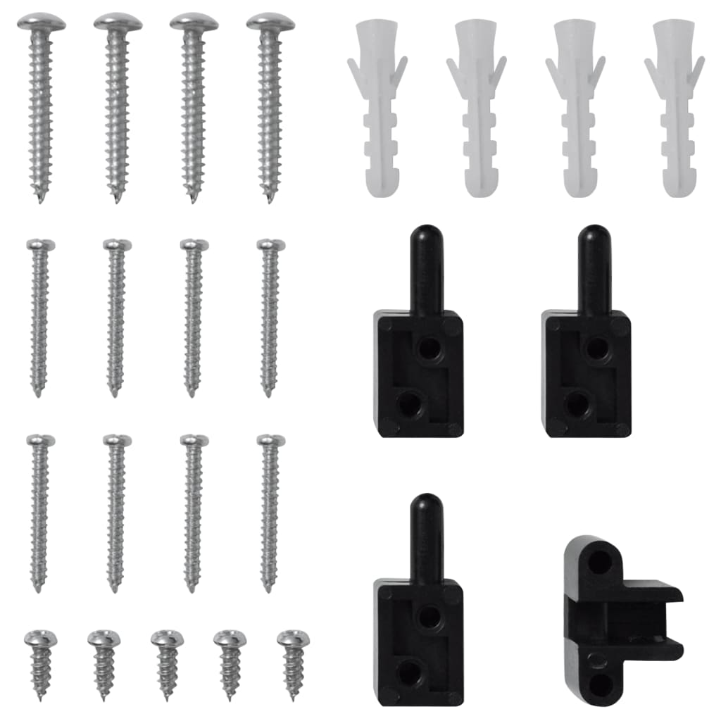 Hinged Insect Screen For Doors Anthracite 100x215 Cm