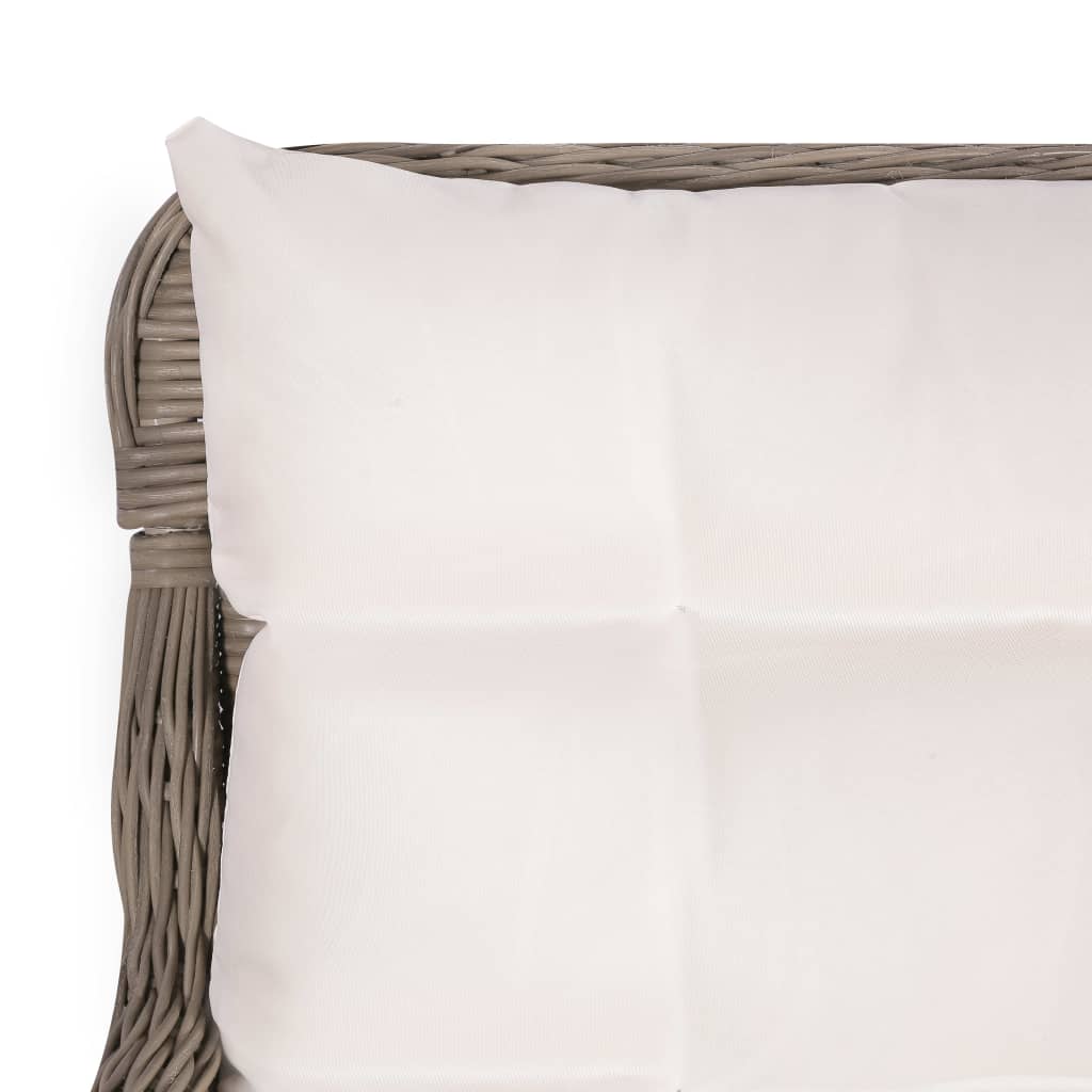 9 Piece Outdoor Dining Set Poly Rattan Brown