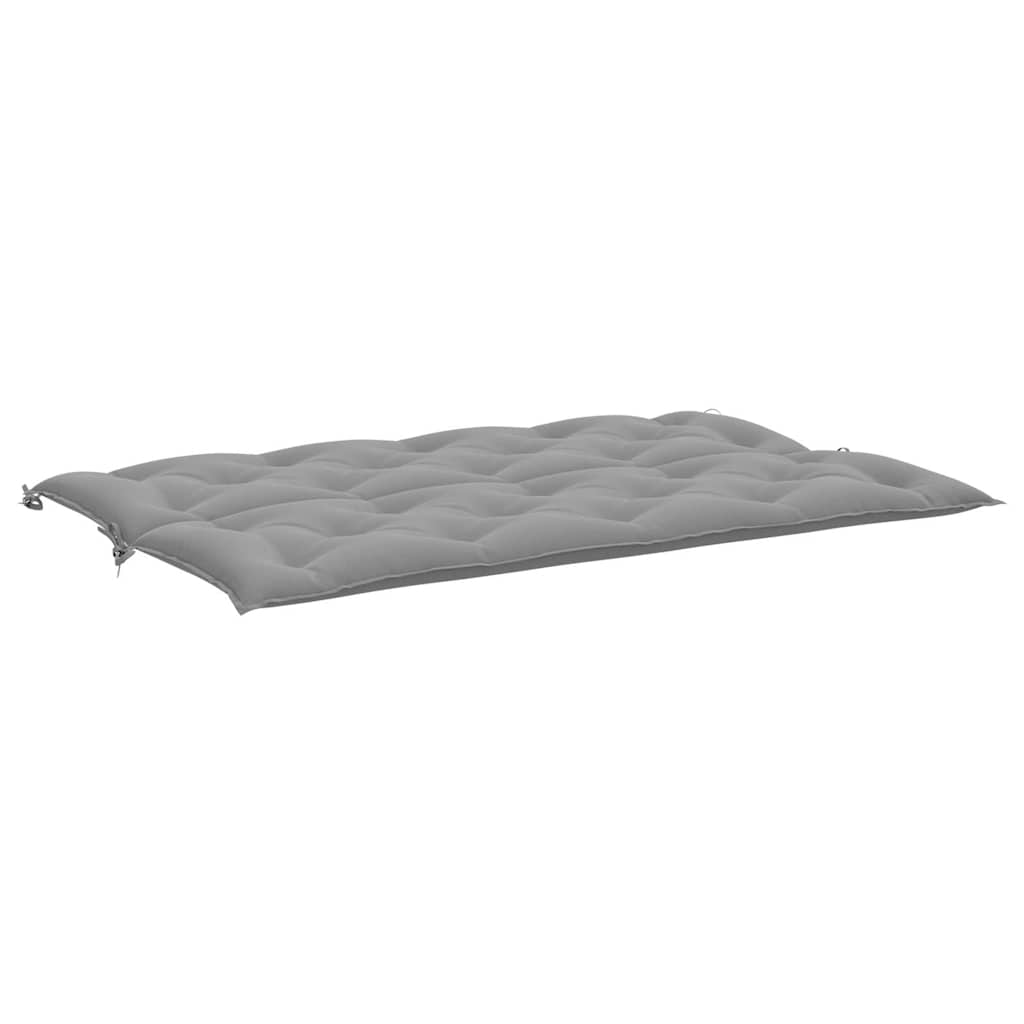Garden Bench Cushion Grey 150x(50+50)x7cm Oxford Fabric