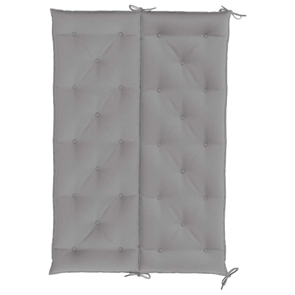 Garden Bench Cushion Grey 150x(50+50)x7cm Oxford Fabric