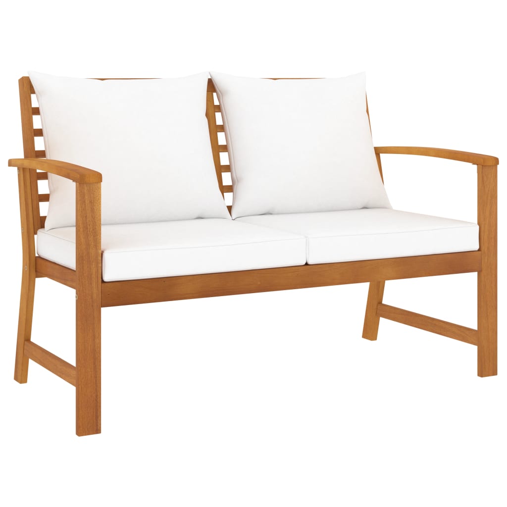 5 Piece Garden Lounge Set with Cushion Solid Acacia Wood
