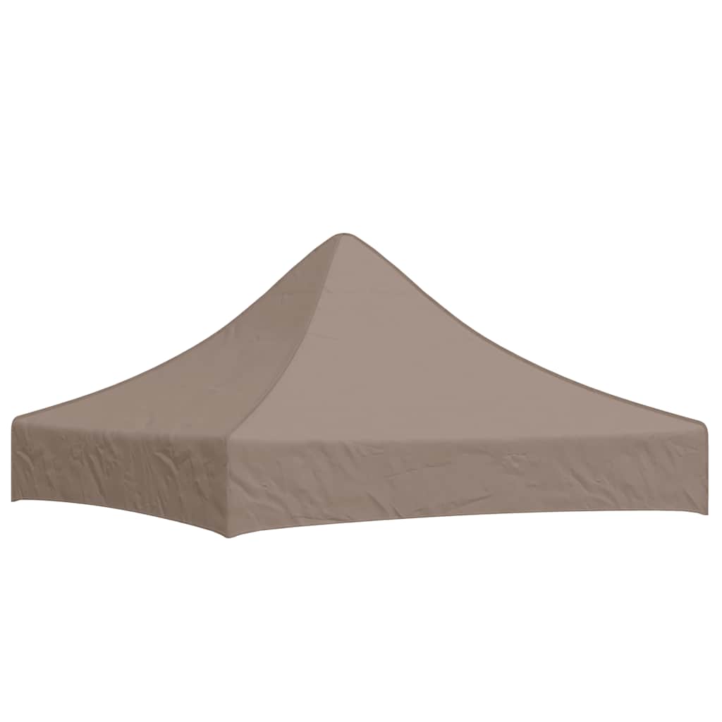 Party Tent Roof 2x2 m Taupe 270 g/m²