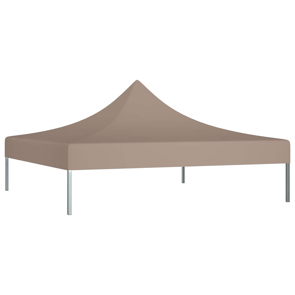 Party Tent Roof 2x2 m Taupe 270 g/m²