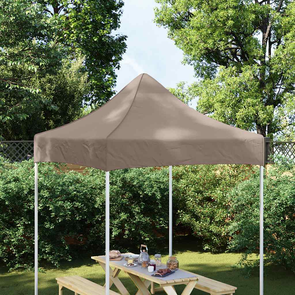 Party Tent Roof 2x2 m Taupe 270 g/m²