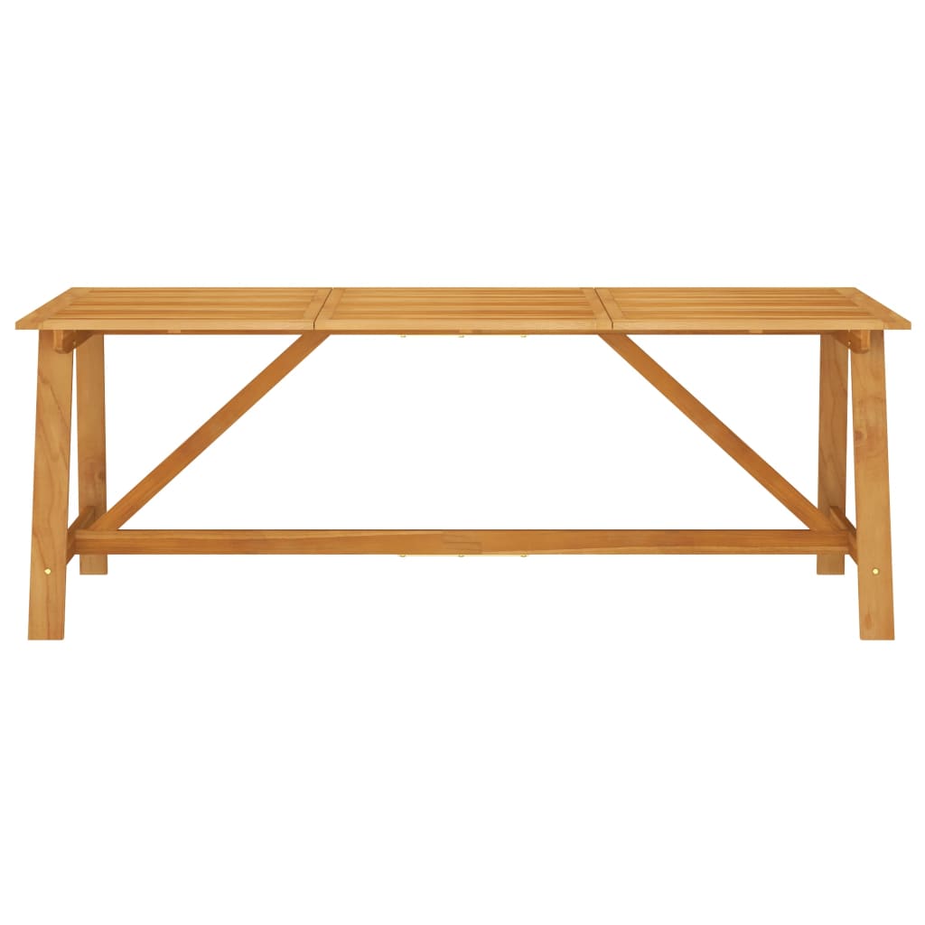 7 Piece Garden Dining Set Solid Acacia Wood