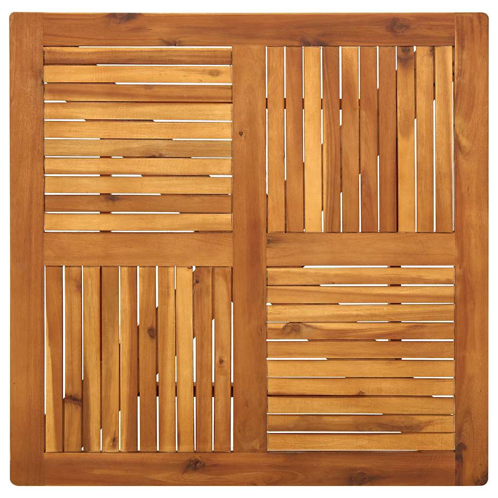 3 Piece Garden Dining Set 85x85 cm Solid Acacia Wood