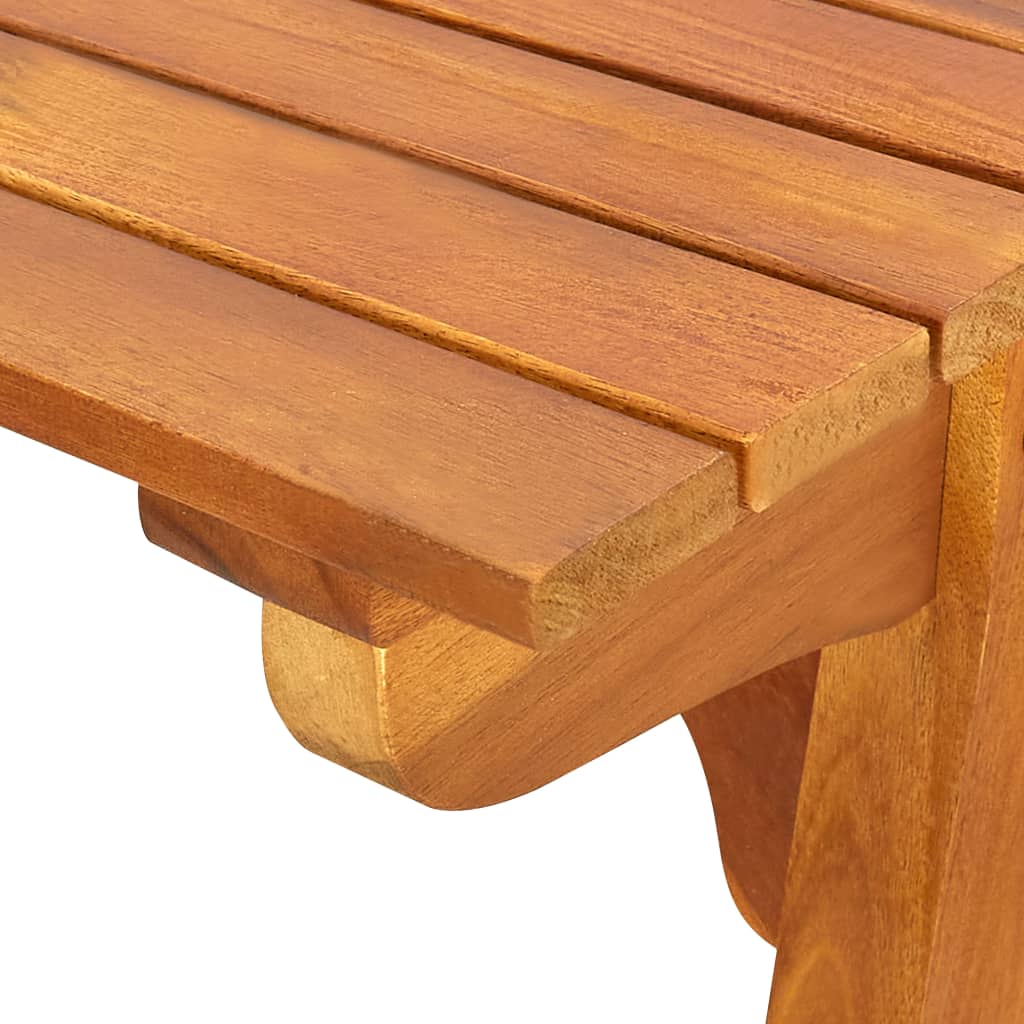 7 Piece Garden Dining Set 150x90 cm Solid Acacia Wood
