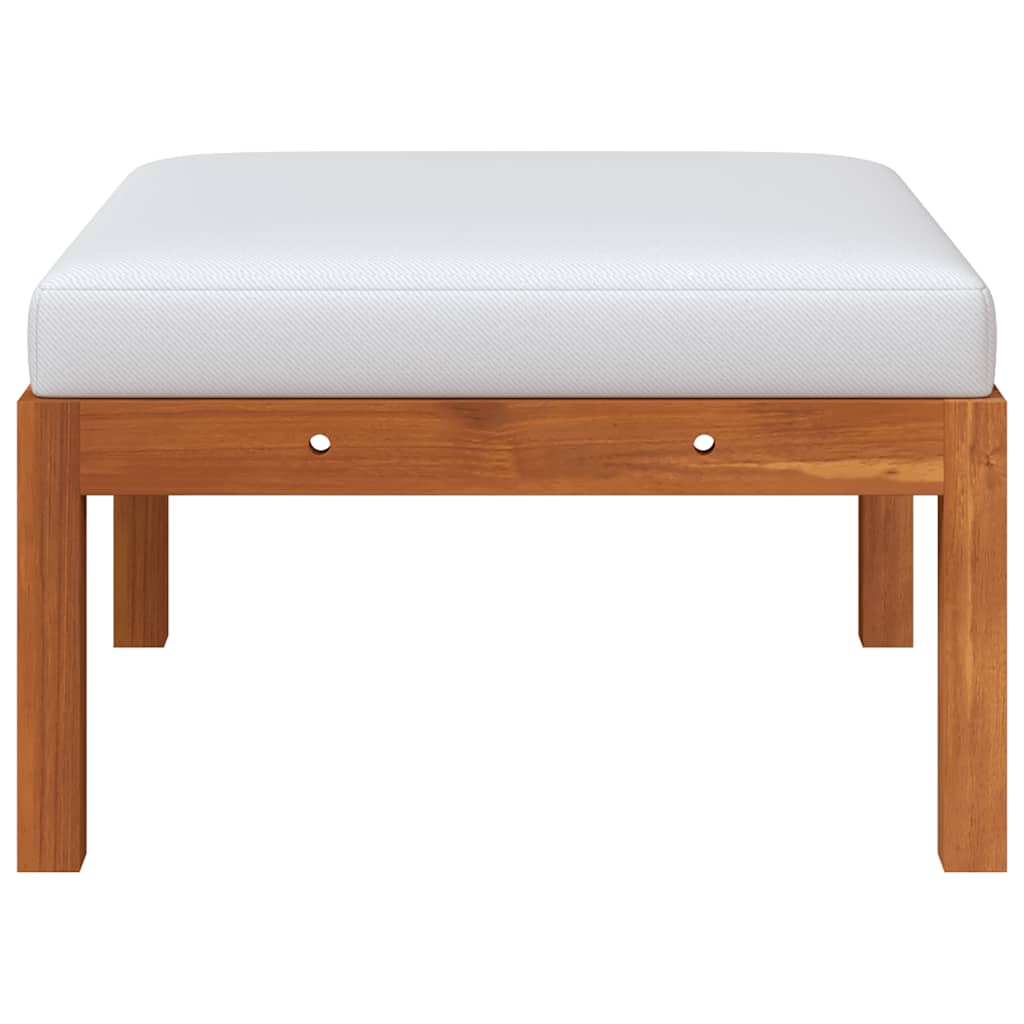 3 Piece Garden Lounge Set with Cushions Wood Acacia&Rope