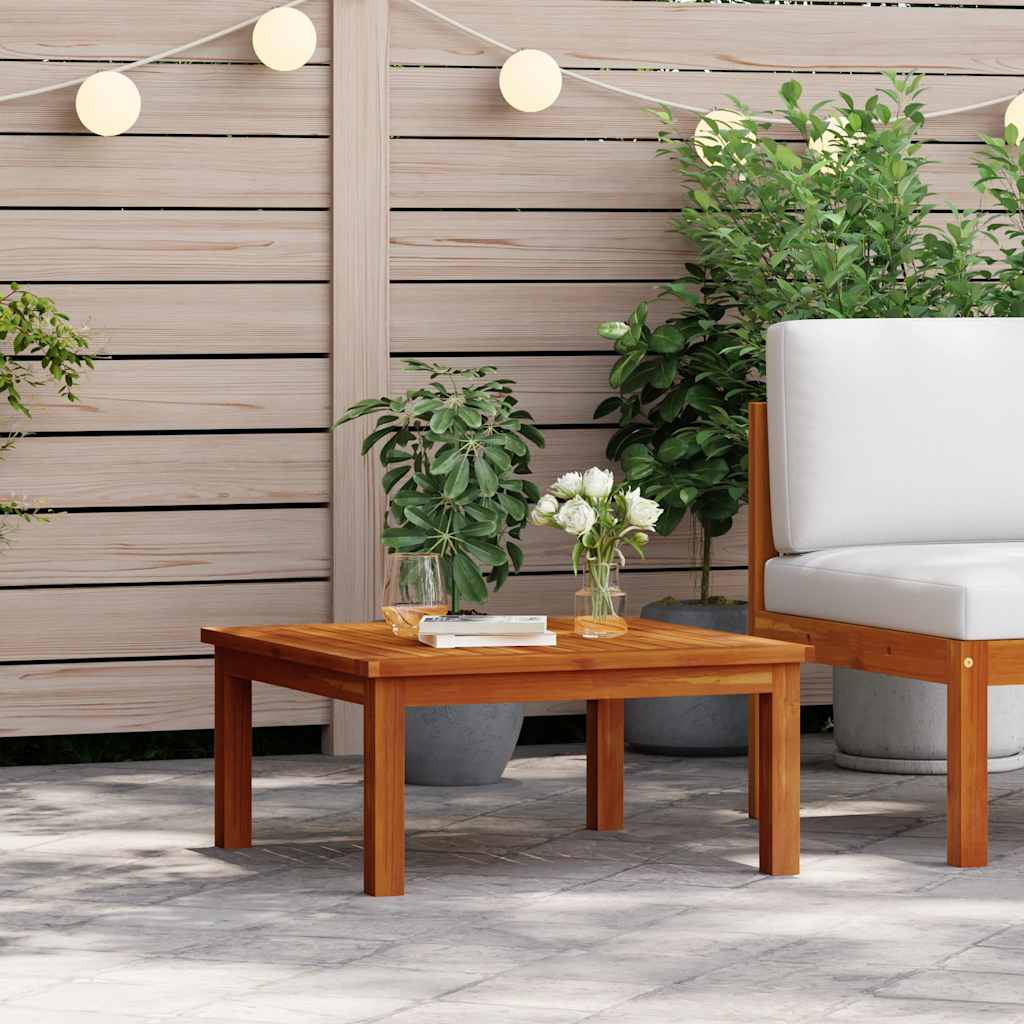 Garden Lounge Table 63x63x30 cm Solid Acacia Wood