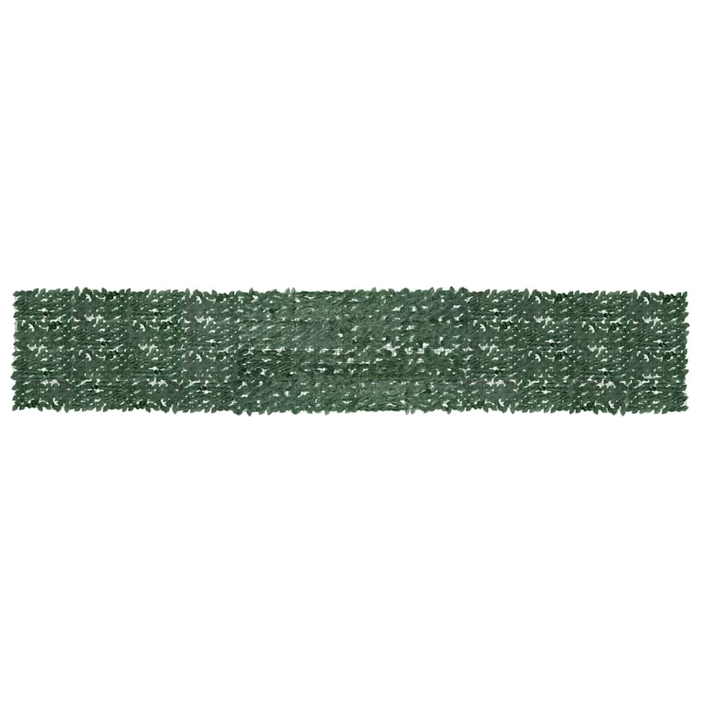 Balcony Screen with Dark Green Leaves 600x100 cm