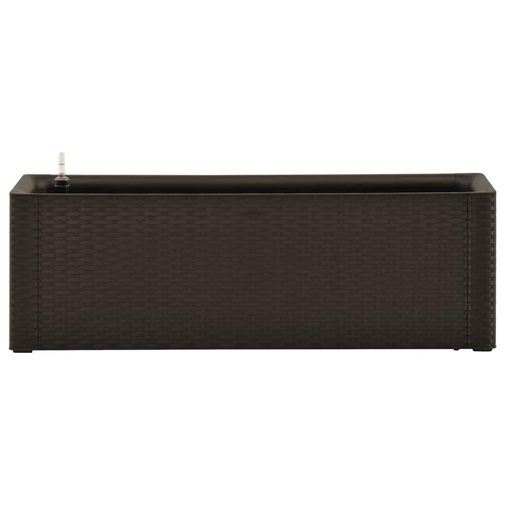 Garden Raised Bed with Self Watering System Mocha 100x43x33 cm