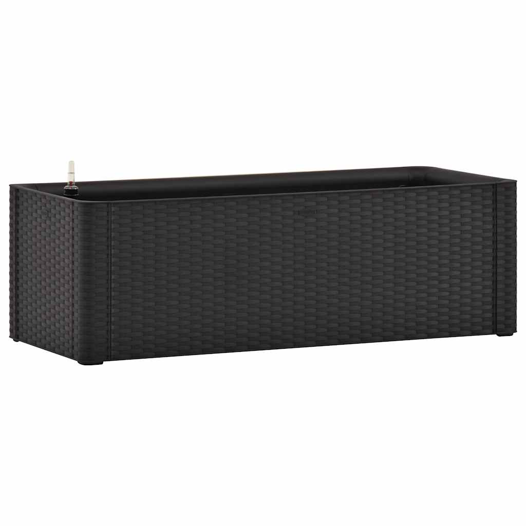 Garden Raised Bed with Self Watering System Anthracite 100x43x33 cm