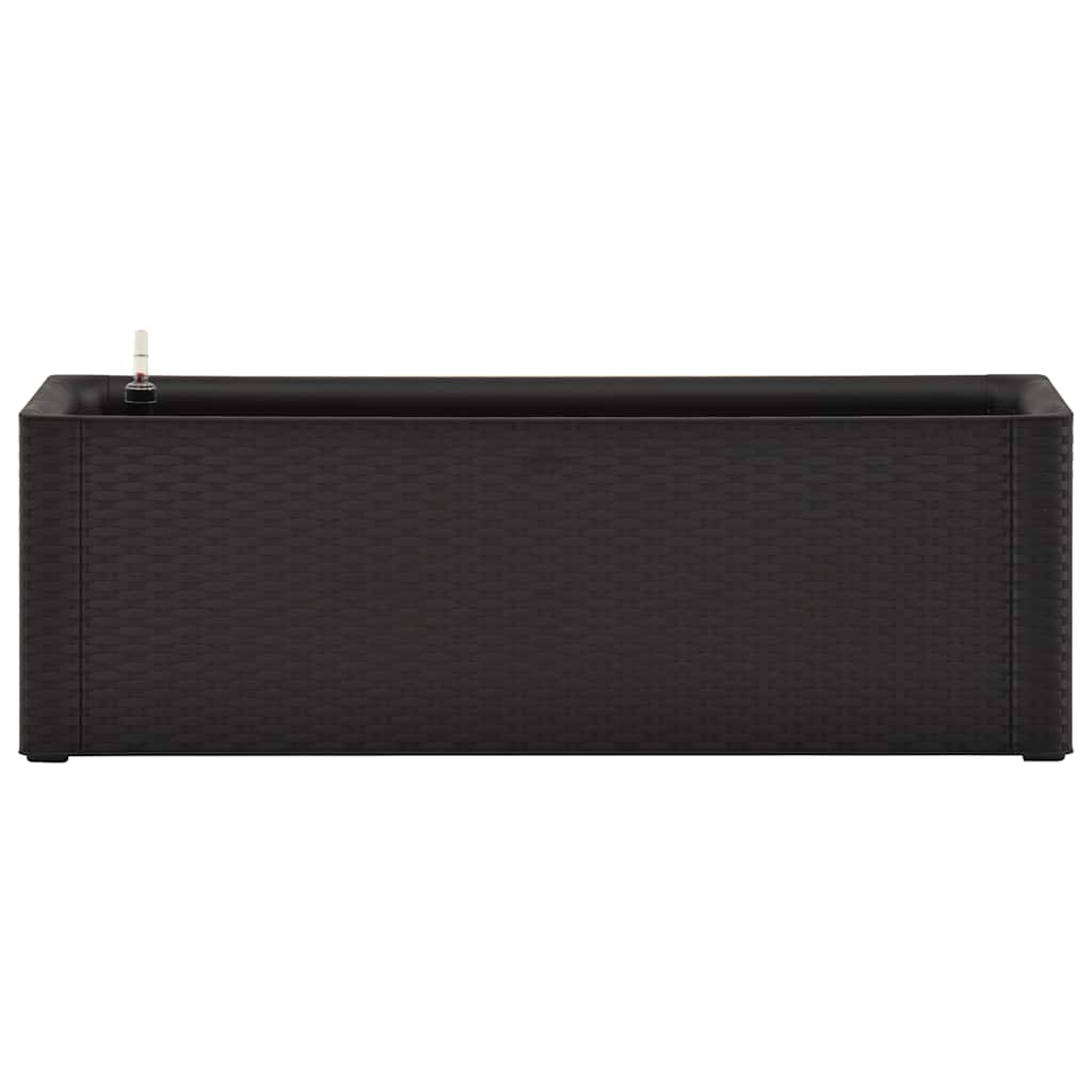 Garden Raised Bed with Self Watering System Anthracite 100x43x33 cm