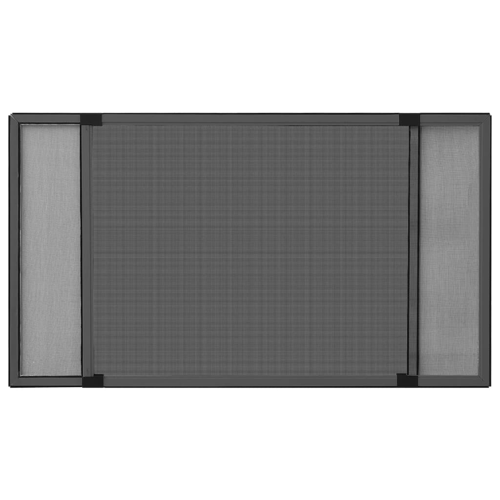 Extendable Insect Screen for Windows Anthracite (75-143)x50 cm