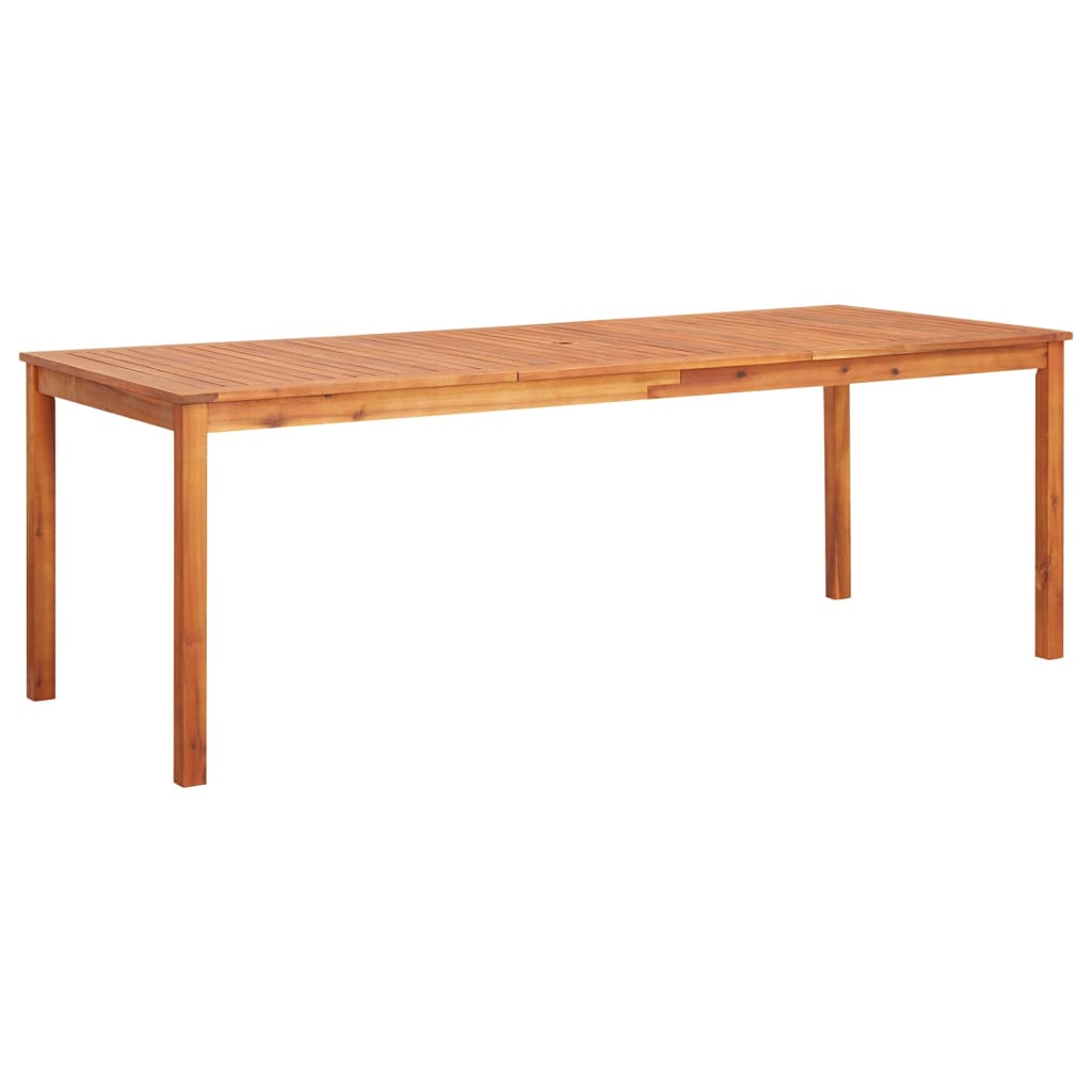 7 Piece Garden Dining Set with Cushions Solid Acacia Wood