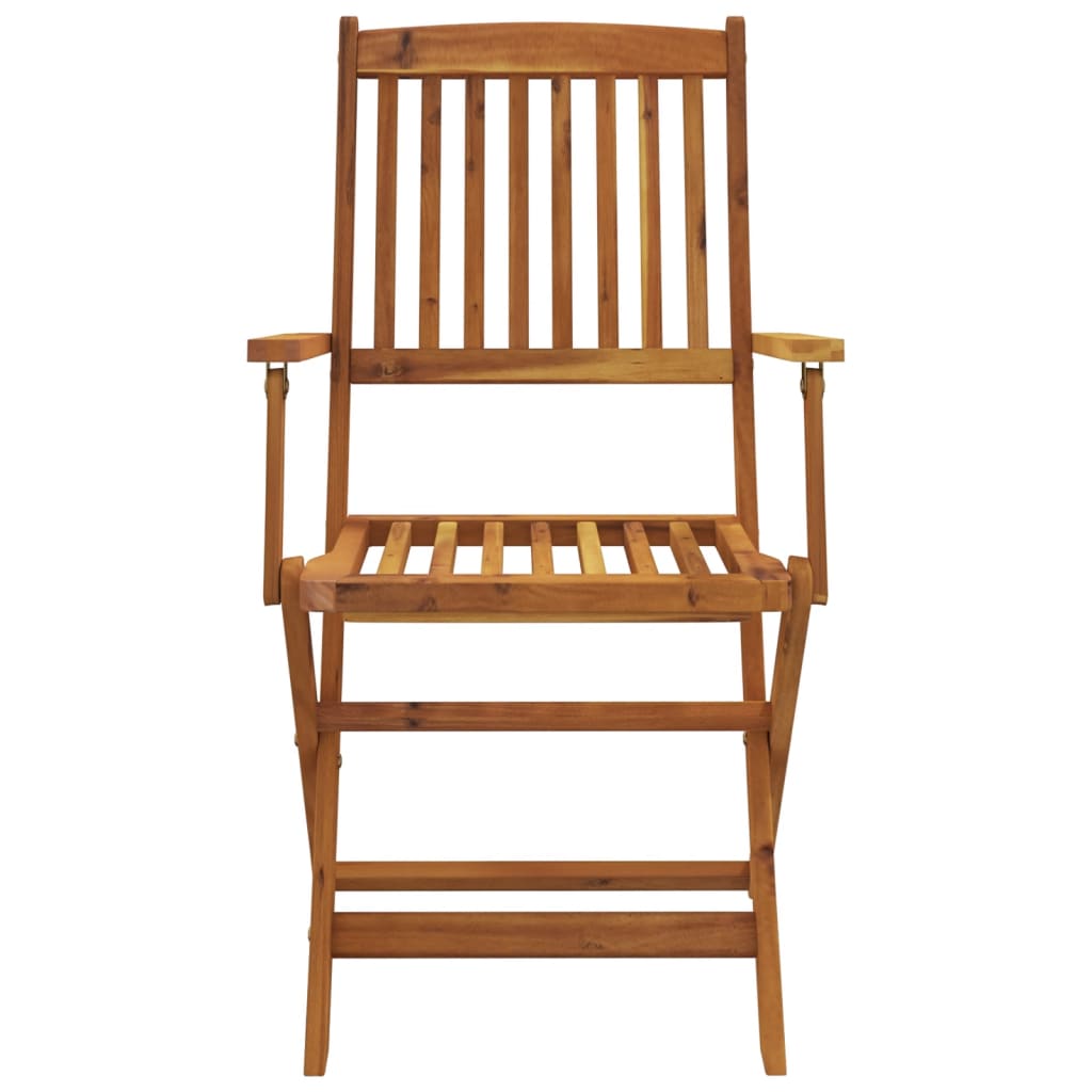 7 Piece Folding Garden Dining Set Solid Acacia Wood