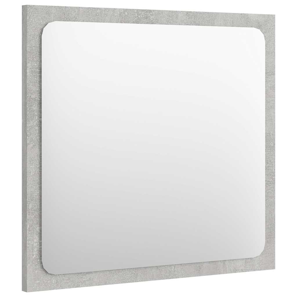 2 Piece Bathroom Furniture Set Concrete Grey Engineered Wood