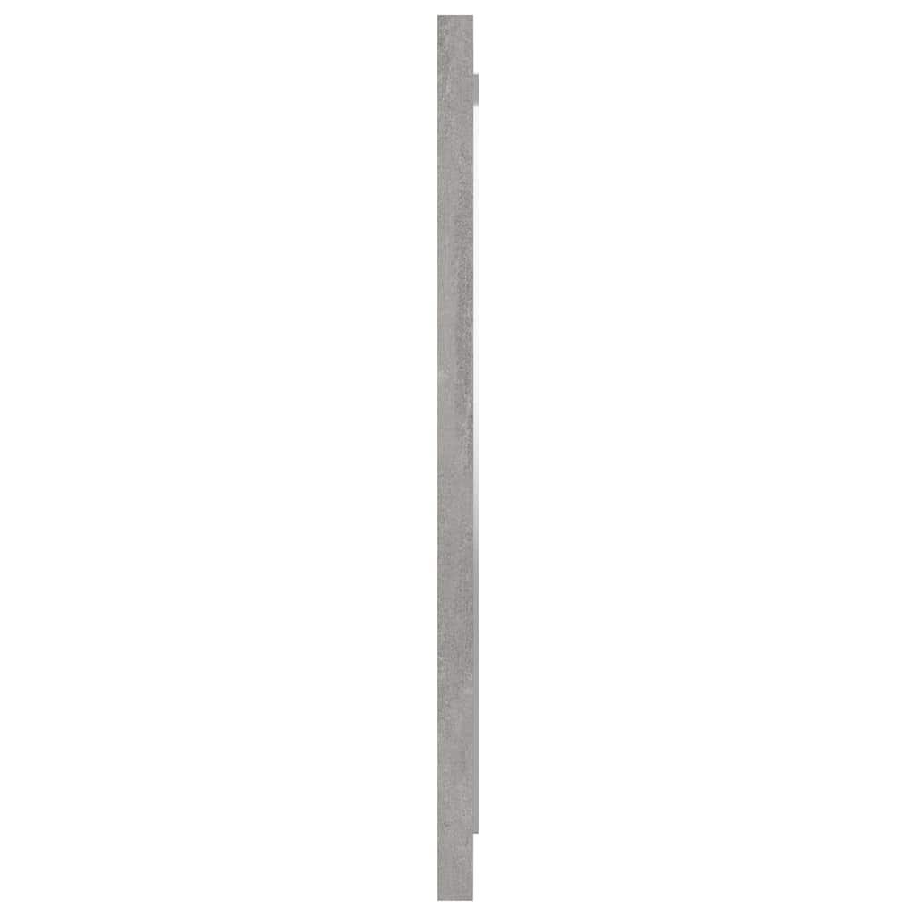 2 Piece Bathroom Furniture Set Concrete Grey Engineered Wood