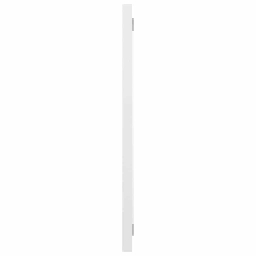 2 Piece Bathroom Furniture Set High Gloss White Engineered Wood