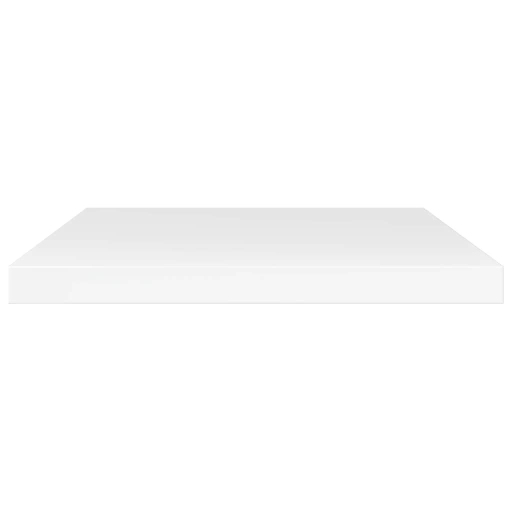 Bookshelf Boards 4 pcs High Gloss White 40x20x1.5 cm Engineered Wood