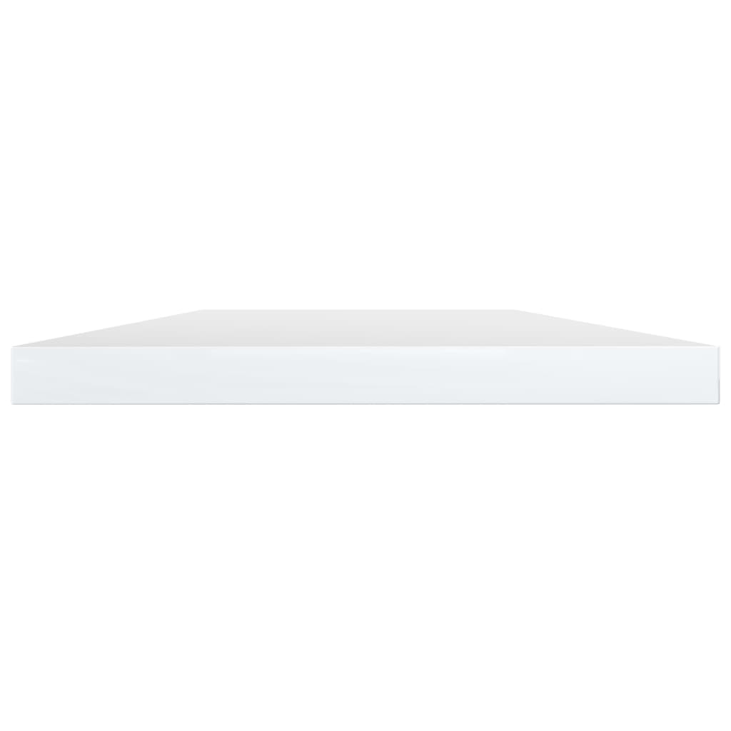 Bookshelf Boards 8 pcs High Gloss White 40x20x1.5 cm Engineered Wood