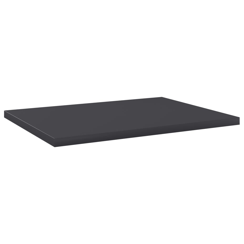 Bookshelf Boards 8 pcs Grey 40x30x1.5 cm Engineered Wood