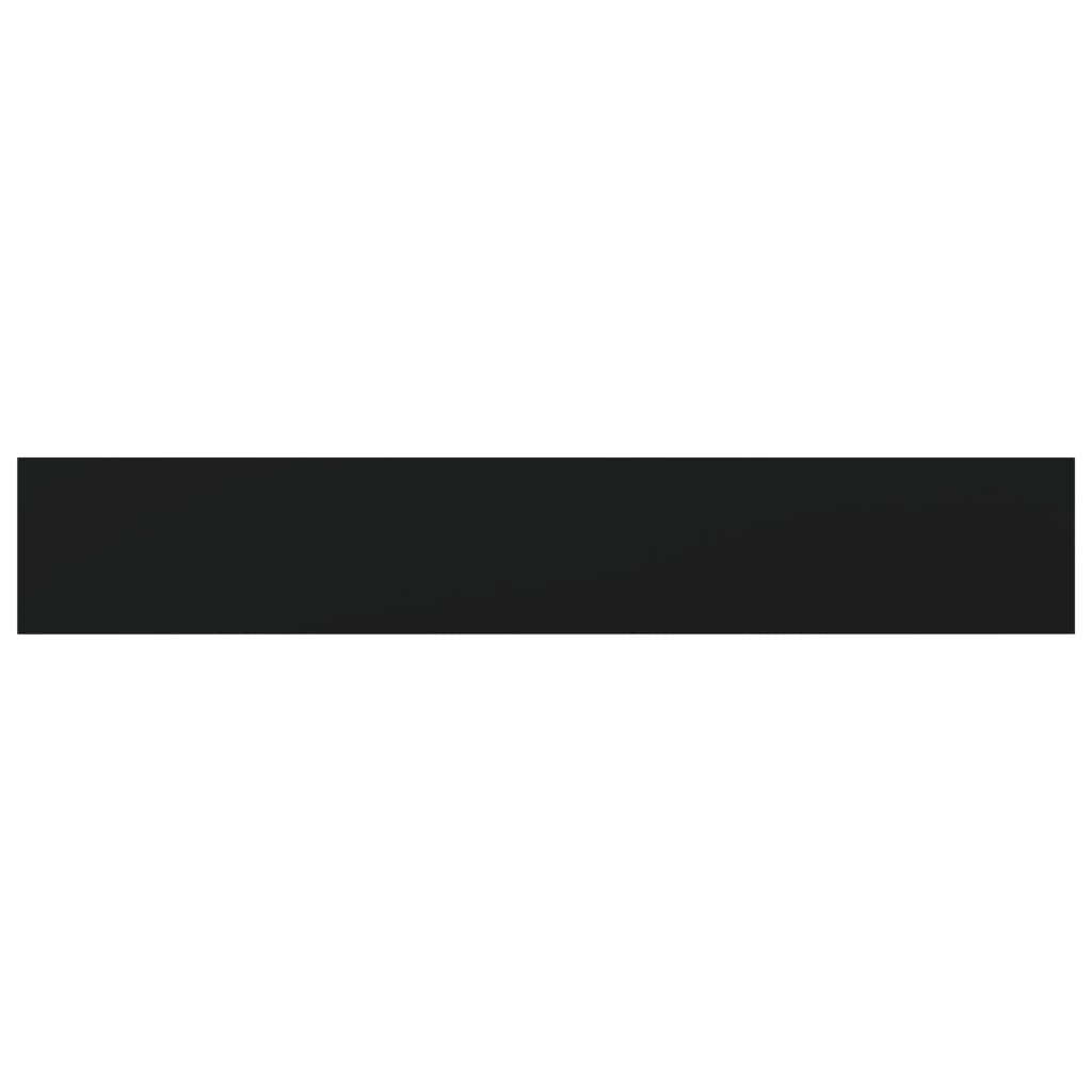 Bookshelf Boards 4 pcs Black 60x10x1.5 cm Engineered Wood