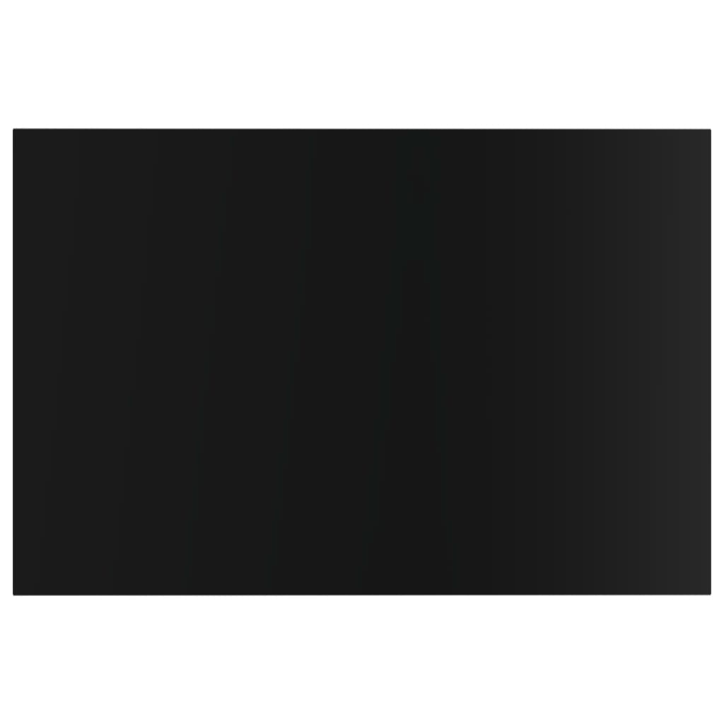 Bookshelf Boards 8 pcs High Gloss Black 60x40x1.5 cm Engineered Wood
