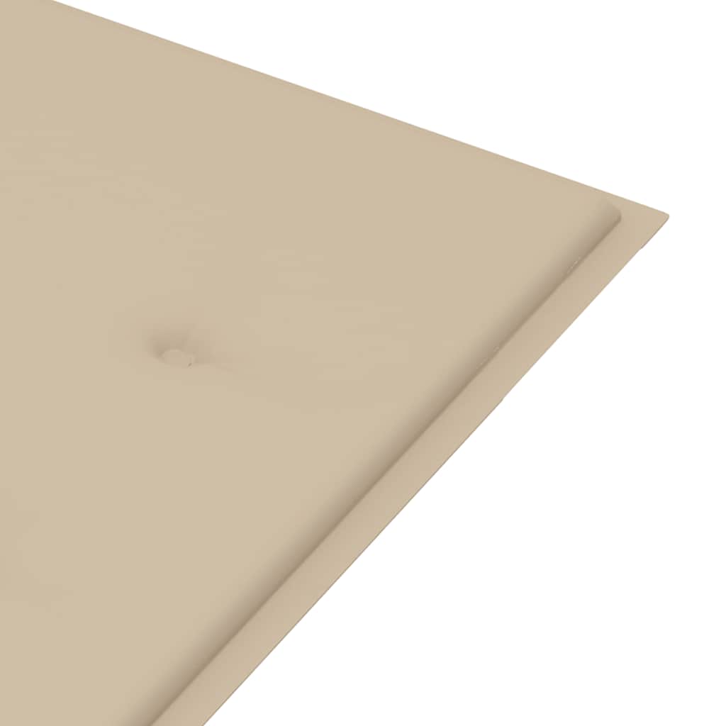 Garden Bench with Cushion 120 cm Solid Acacia Wood