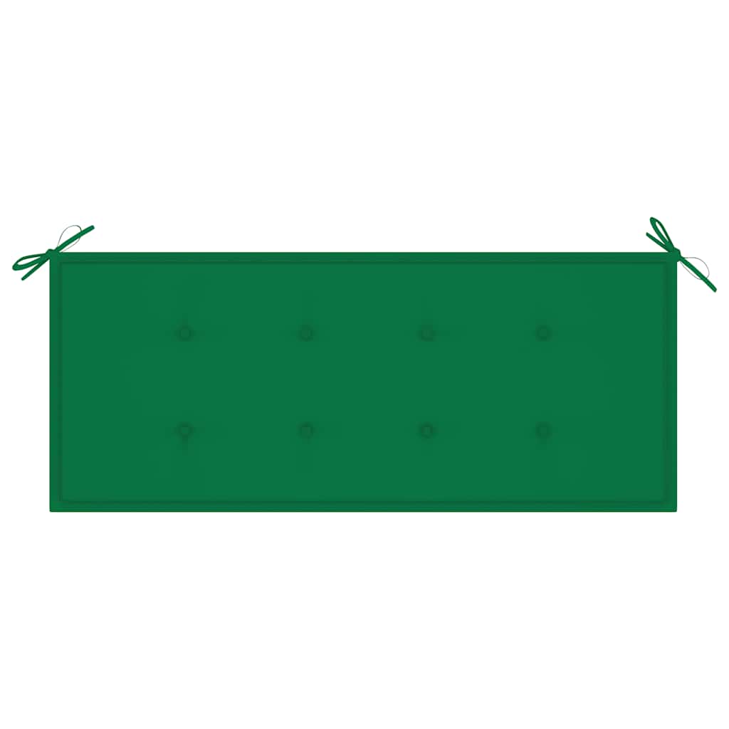 Garden Bench with Cushion 120 cm Bamboo