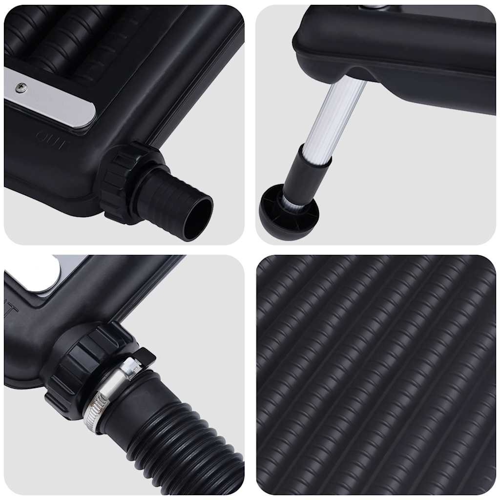 Curved Pool Solar Heating Panels 2 pcs 110x65 cm