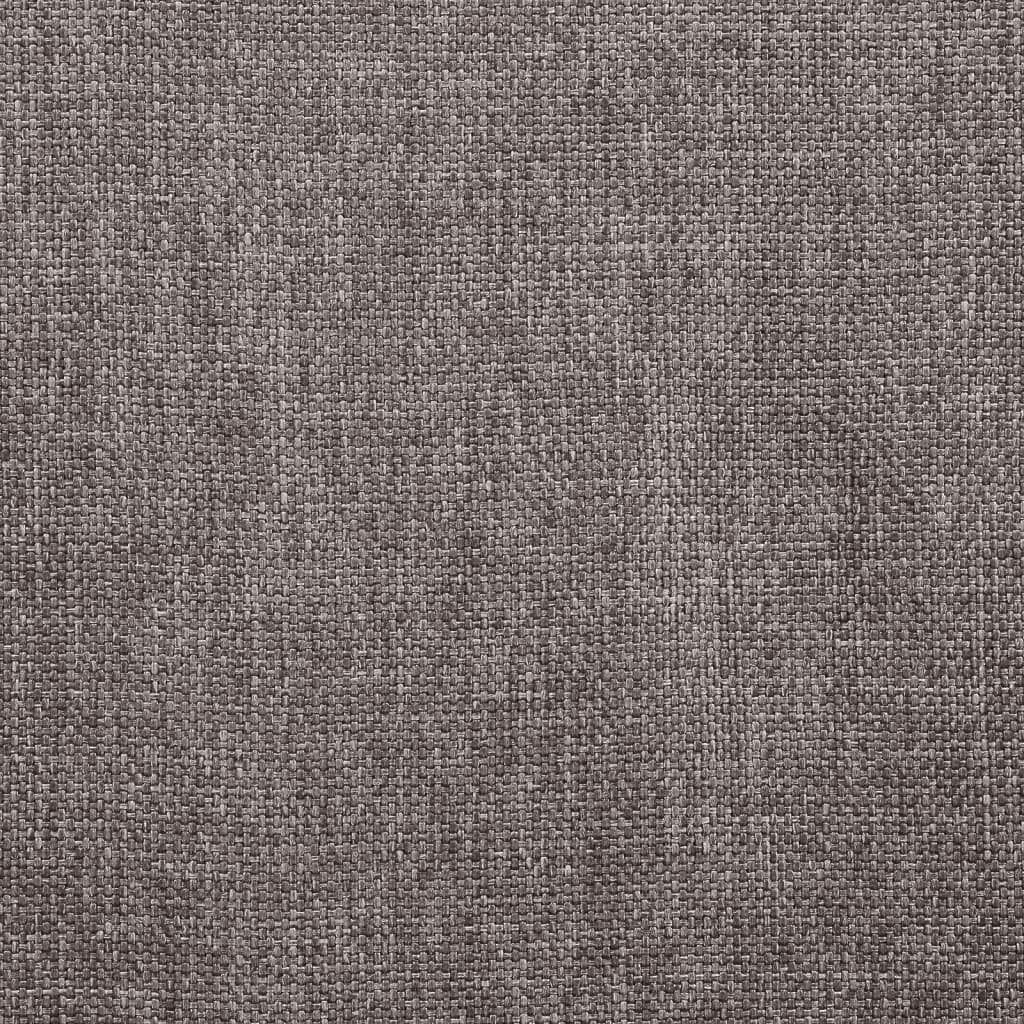 Dining Chairs 4 pcs Taupe Fabric
