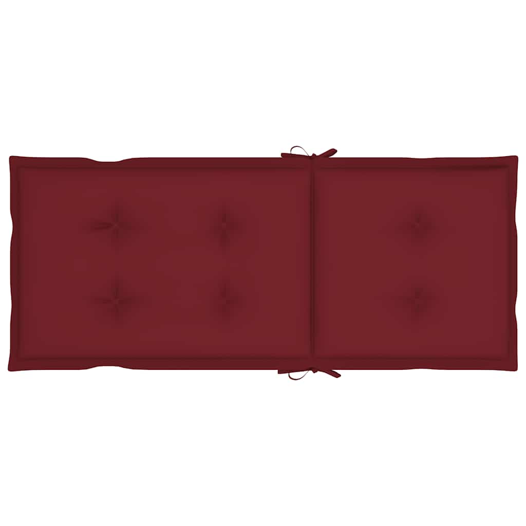Garden Reclining Chairs 4 pcs with Cushions Solid Acacia Wood