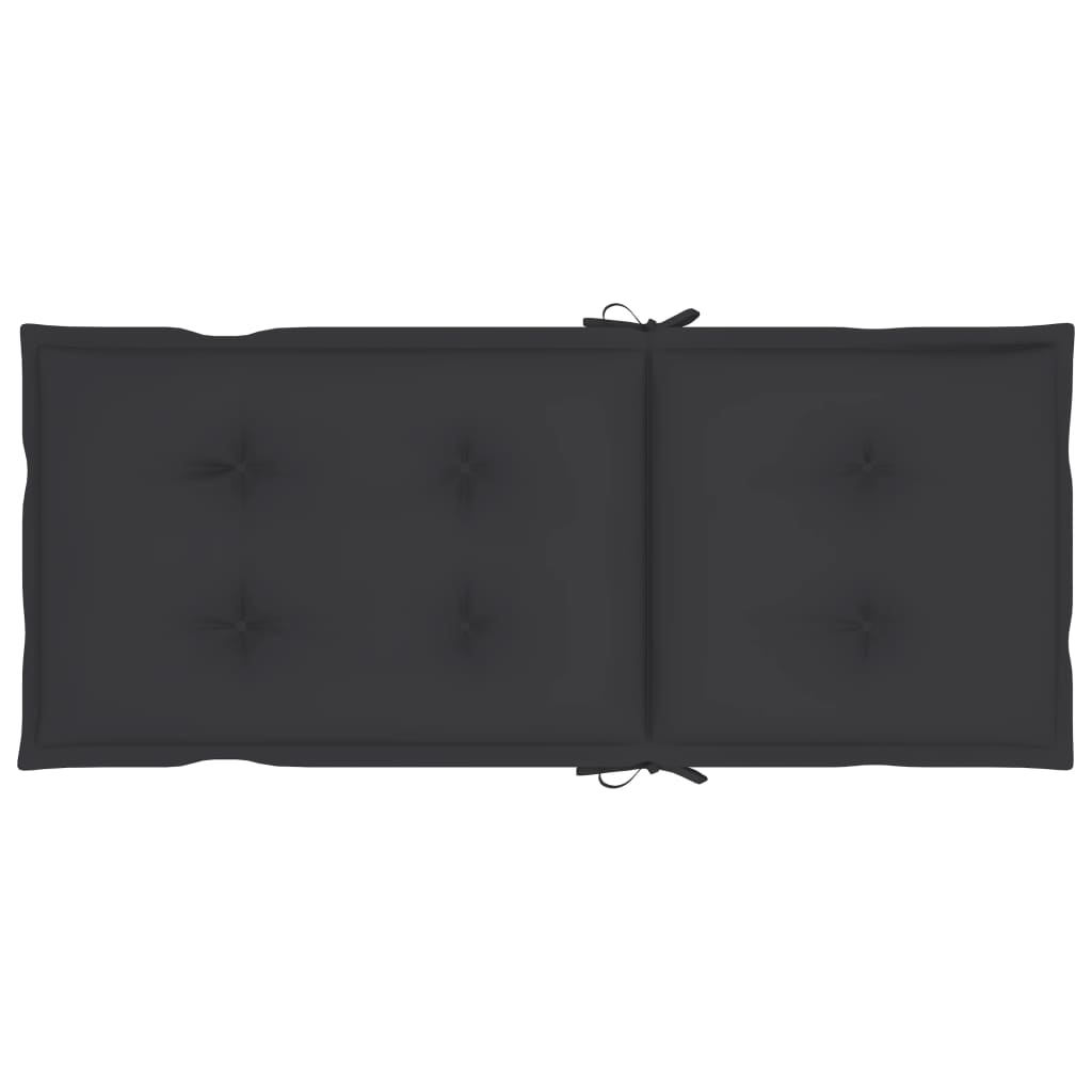 Garden Chairs 6 pcs with Anthracite Cushions Solid Teak Wood