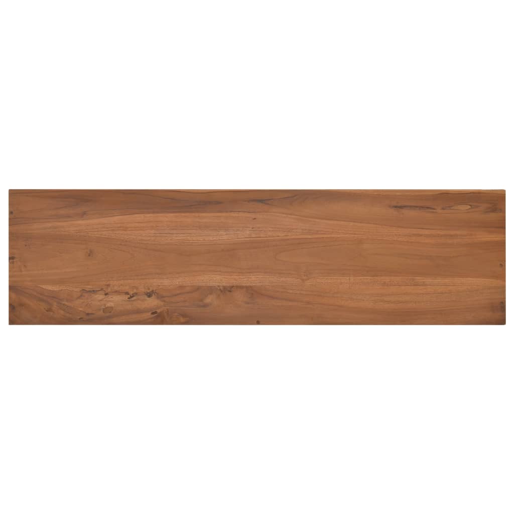 TV Cabinet 110x30x45 cm Solid Teak Wood