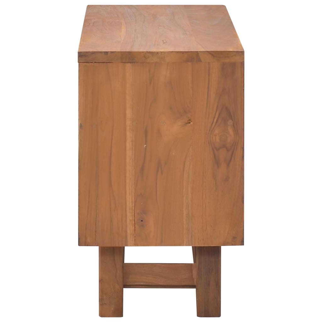TV Cabinet 80x30x50 cm Solid Teak Wood