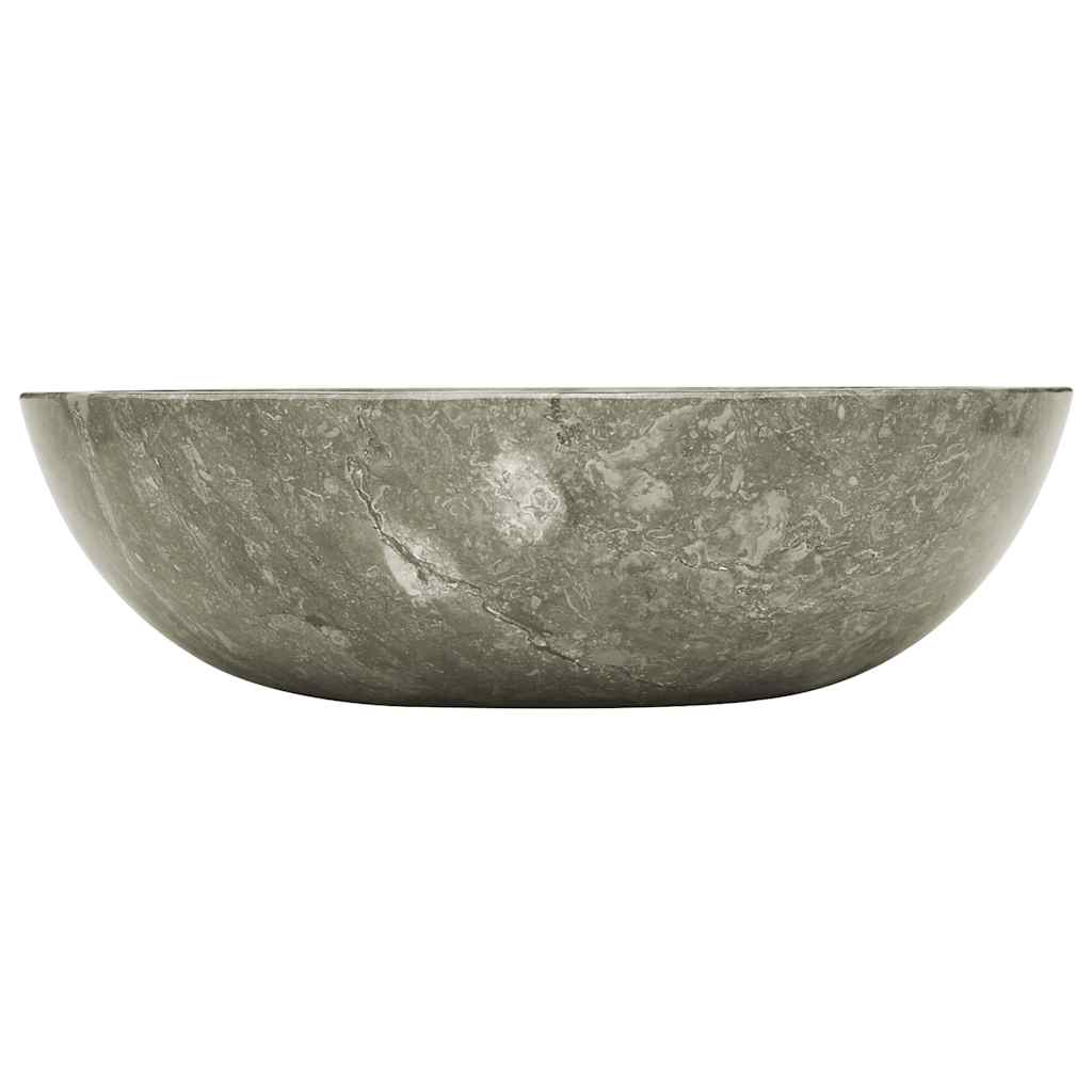 Sink Grey Ø40x12 cm Marble