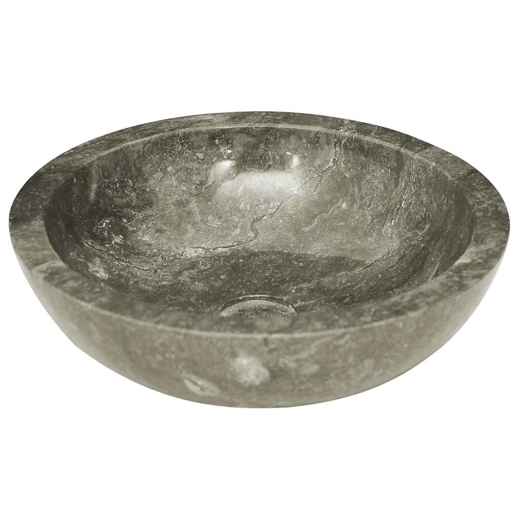 Sink Grey Ø40x12 cm Marble