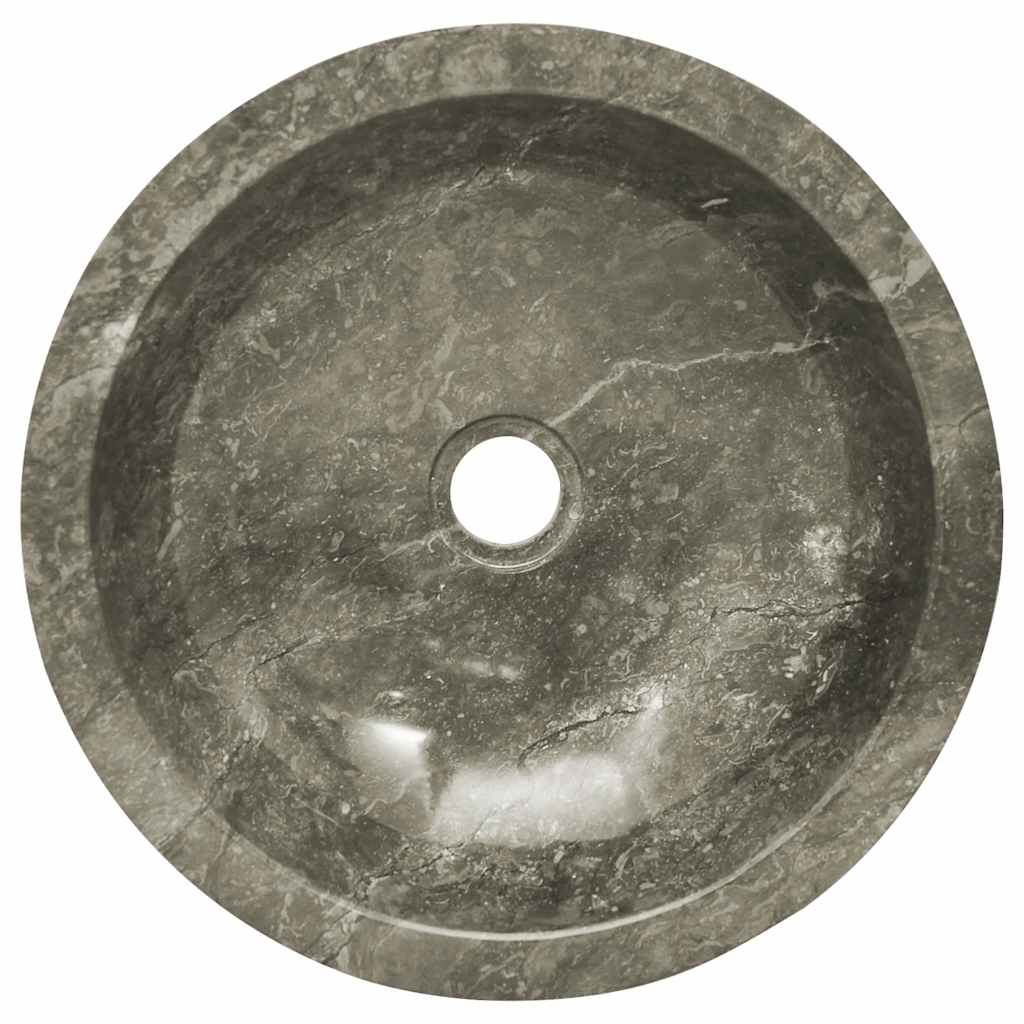 Sink Grey Ø40x12 cm Marble