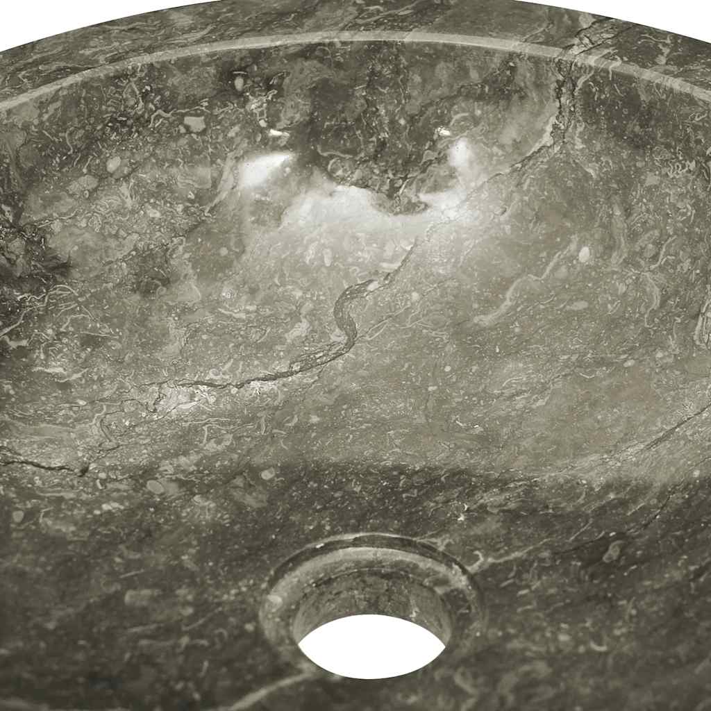 Sink Grey Ø40x12 cm Marble