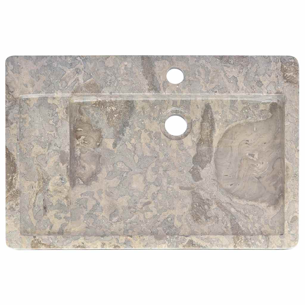 Sink Grey 58x39x10 cm Marble