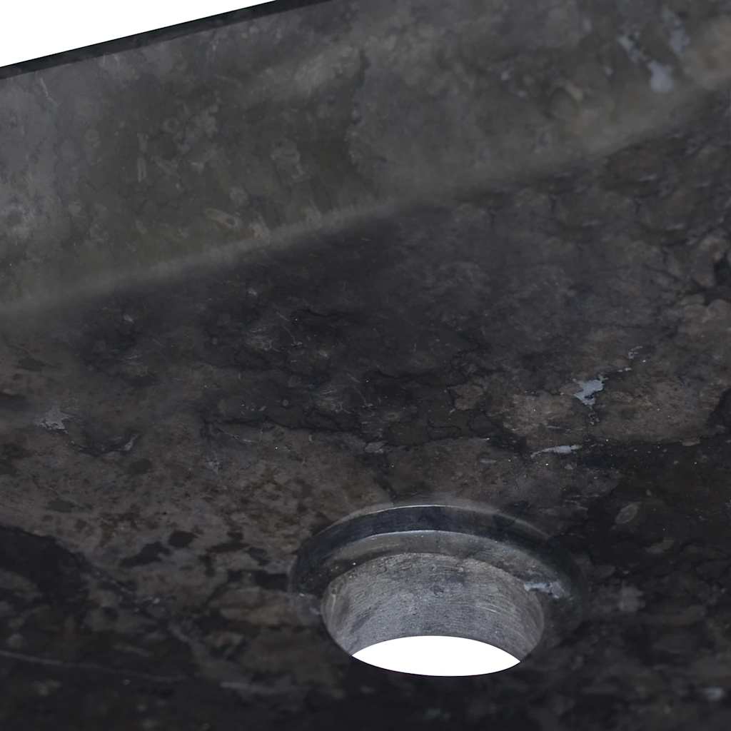 Sink Black 50x35x10 cm Marble
