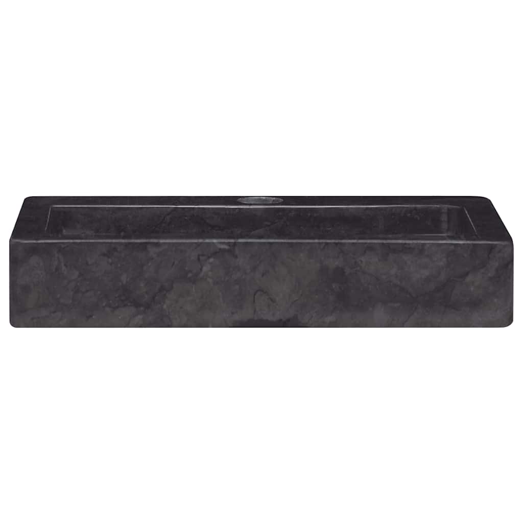 Wall-mounted Sink Black 38x24x6.5 cm Marble