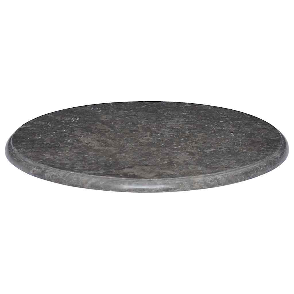 Table Top Black ?0x2.5 cm Marble