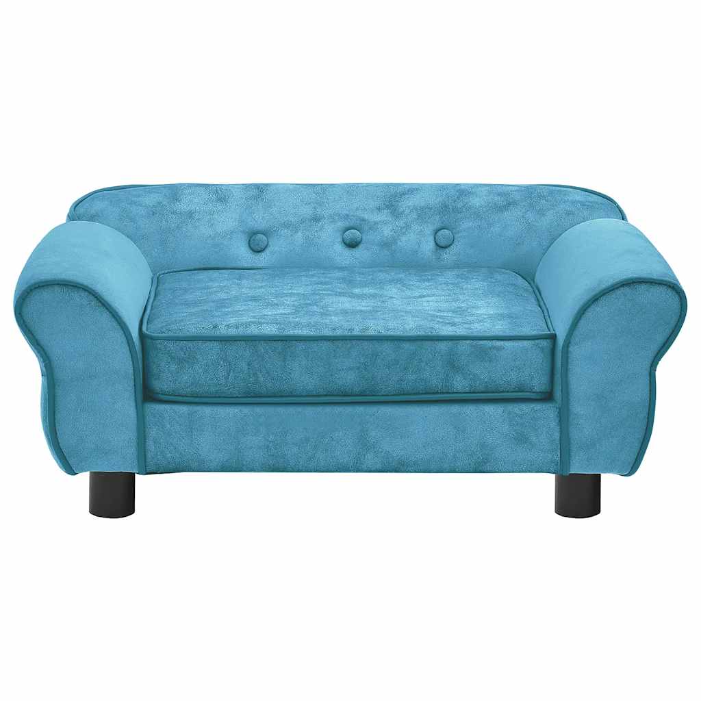 Dog Sofa Turquoise 72x45x30 cm Plush