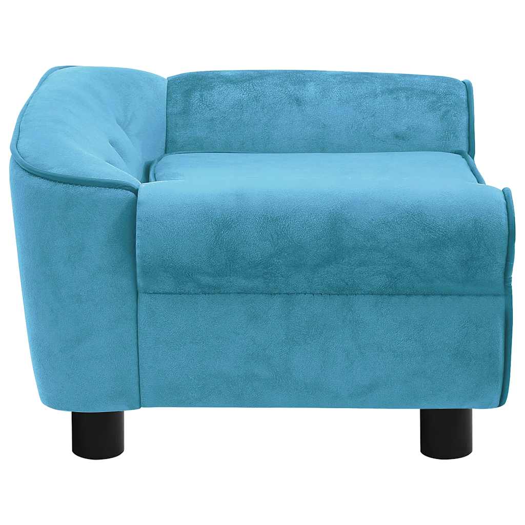 Dog Sofa Turquoise 72x45x30 cm Plush