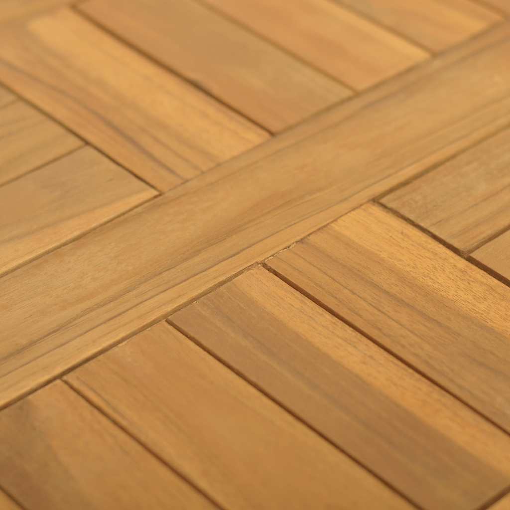 Square Table Top 40x40x2.5 cm Solid Wood Teak